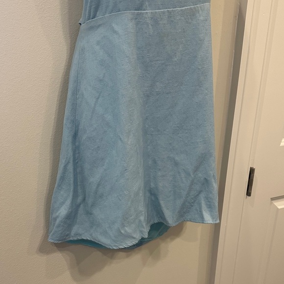 Fore Light Blue Sleeveless Dress- large - Picture 4 of 8